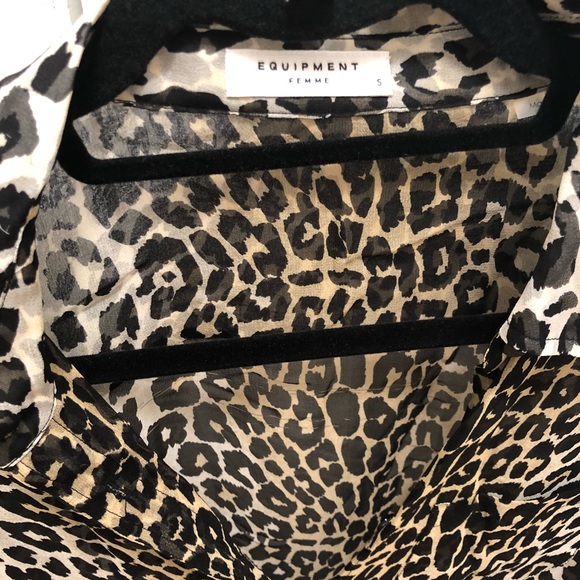 Equipment Leopard Blouse - Picture 3 of 4